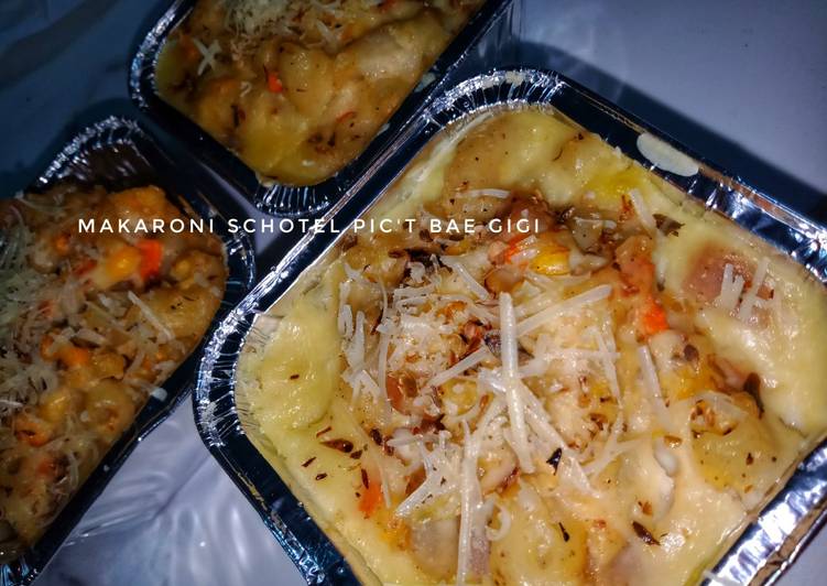 Resep Macaroni schotel (simpel tanpa telur) #RecookbundaEi Anti Gagal