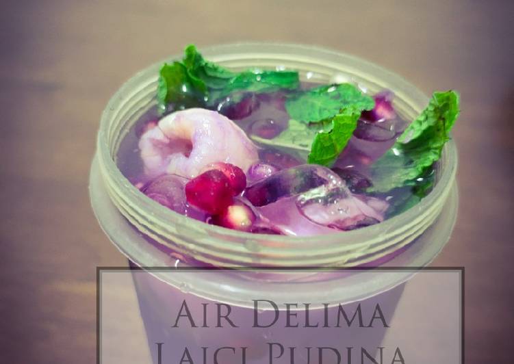 resepi Air Delima Laici Pudina