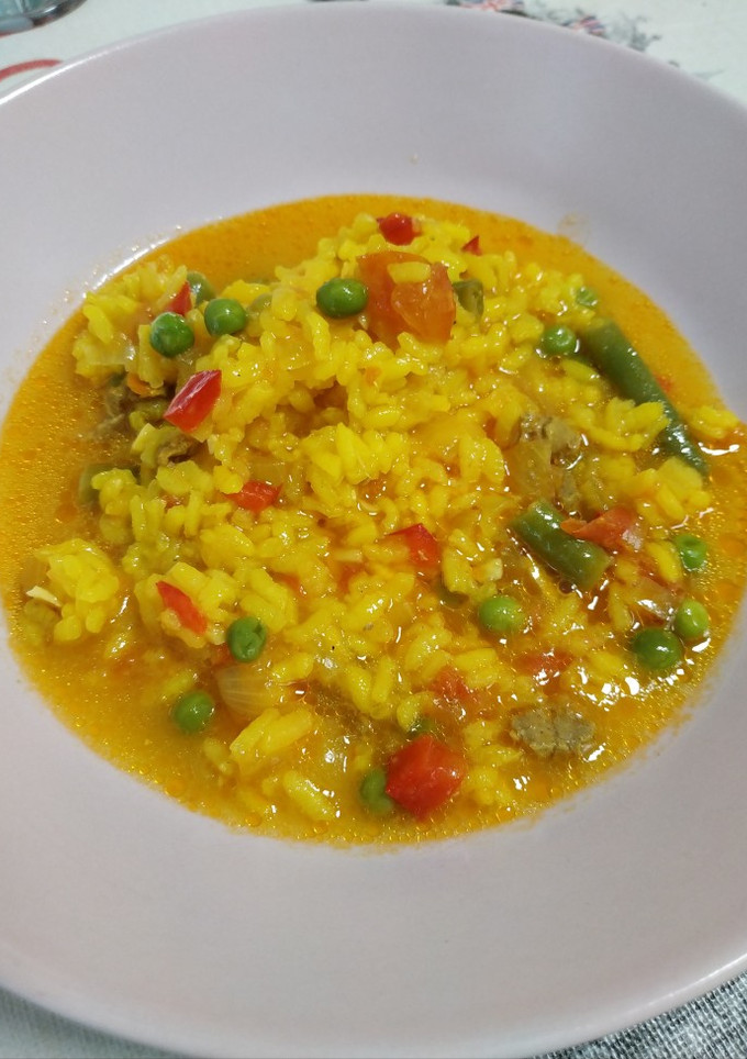 Una foto de Arroz redondo...seco o caldoso? Puedes elegir con esta receta