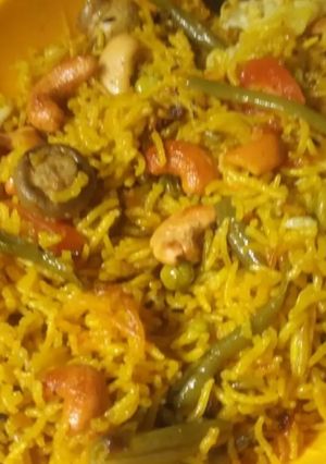 A picture of Veg rice.