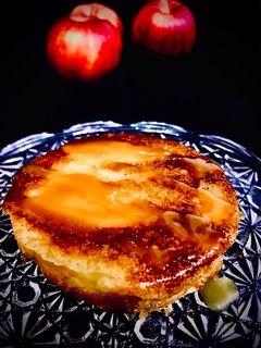 Une photo de Moelleux aux pommes caramel beurre salé