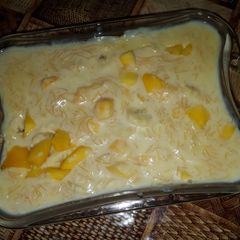 A picture of Mango seviyaan custard.