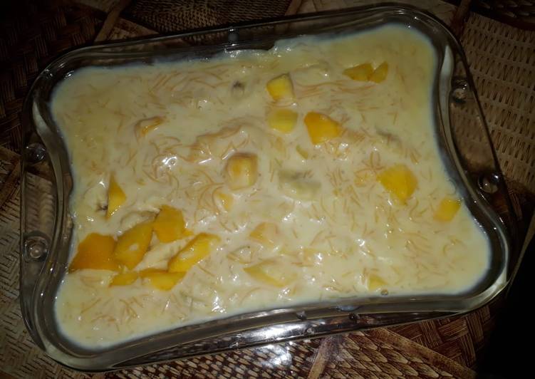 Step-by-Step Guide to Prepare Any-night-of-the-week Mango seviyaan custard