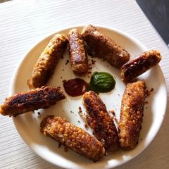 A picture of Mung daal fingers.