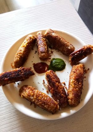 A picture of Mung daal fingers.