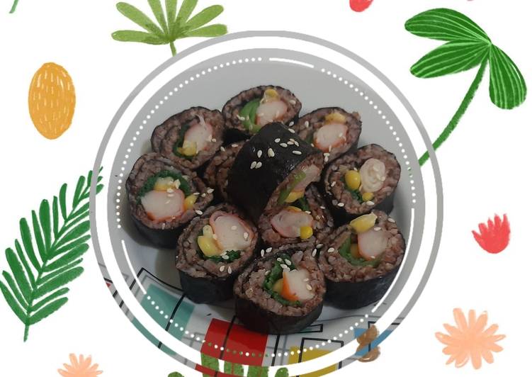 SUSHI NASI MERAH #DIETSEHAT