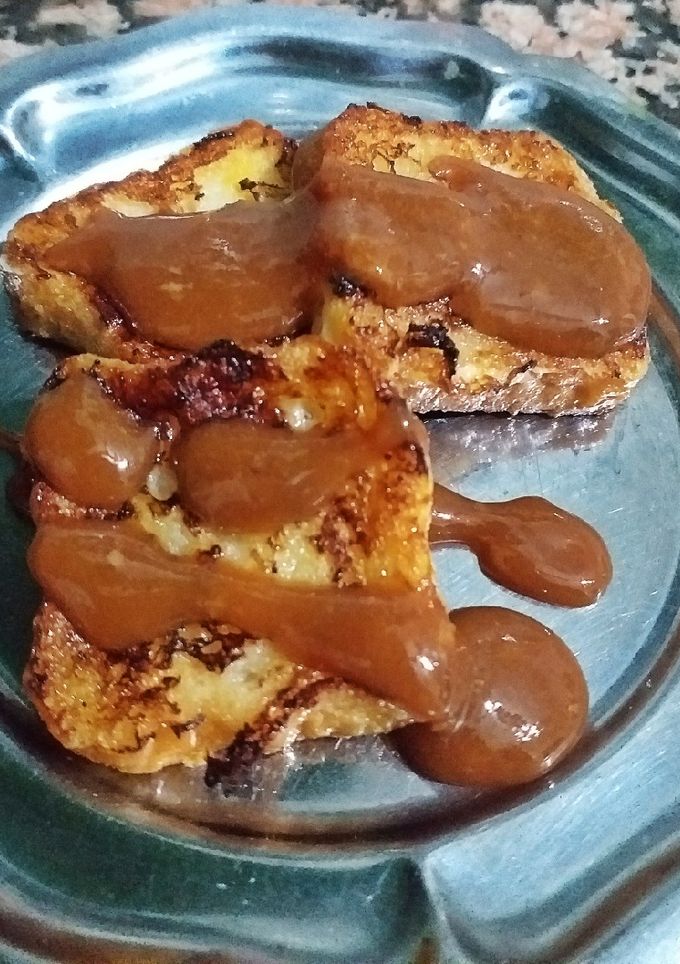 Una foto de Tostadas francesas con toffee
