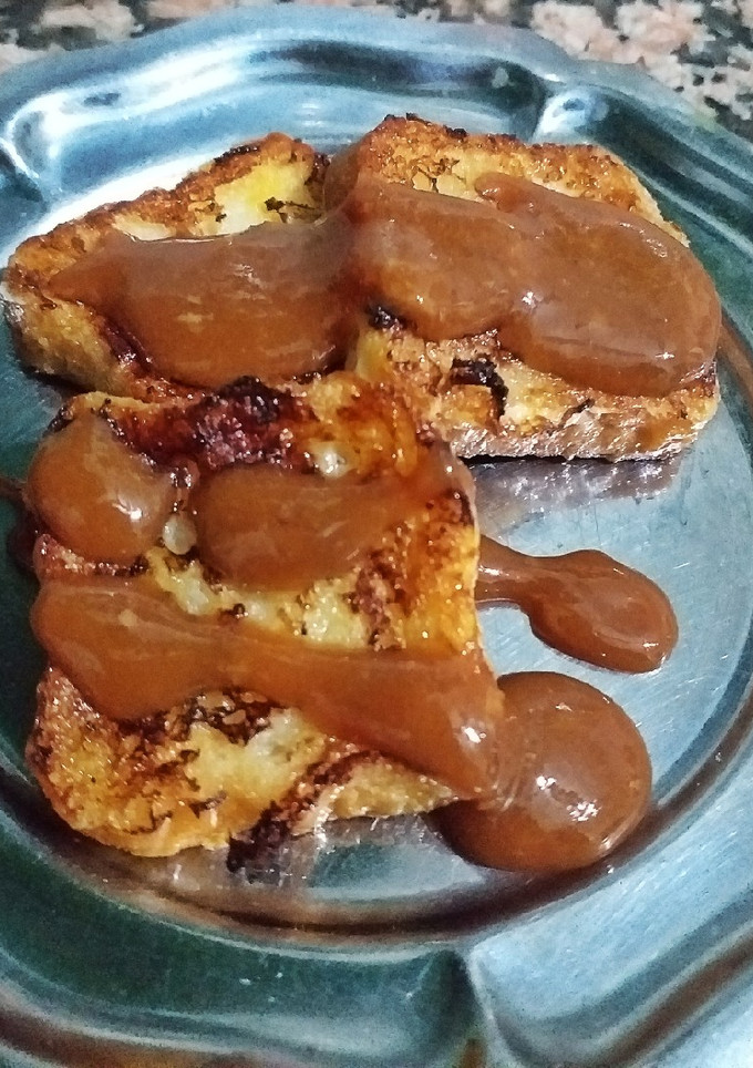 Una foto de Tostadas francesas con toffee