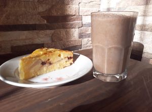 Una foto de Smoothie pera y cacao