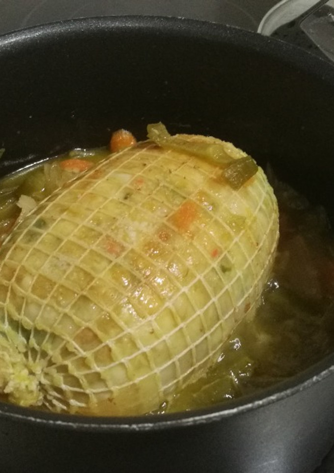 Una foto de Redondo de pollo. Rico, rico