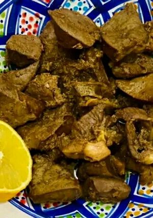 صورة لوصفة كبد خروف مشوي