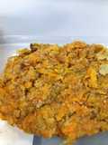 Hambúrguer de cenoura com amaranto
