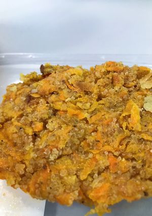 Foto de Hambúrguer de cenoura com amaranto