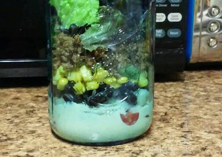 Recipe of Quick Mason Jar Taco Salad