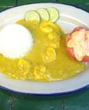 Camarones al curry (Sin lácteos)