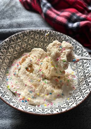 Φωτογραφία της συνταγής Παγωτό birthday cake 🧁🍨