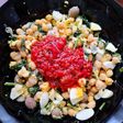 Ensalada de garbanzos Ovovegetariana