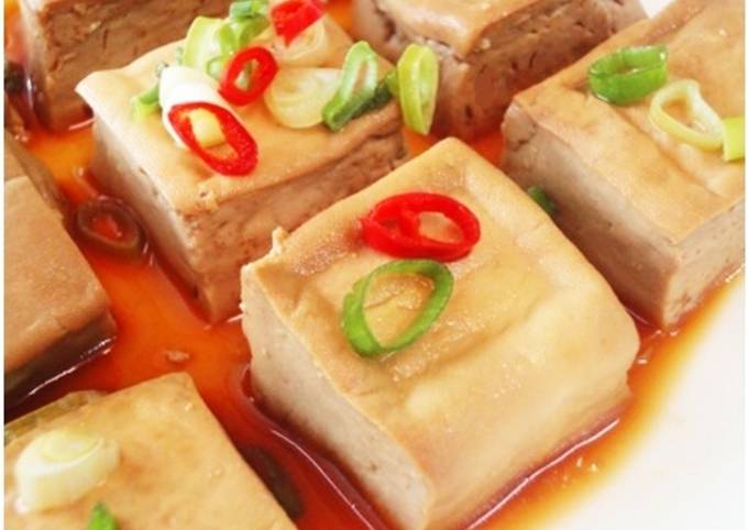 [平底鍋] 家常菜蔥燒豆腐 (20分鐘) 食譜成品照片