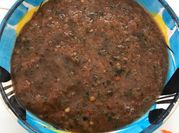 Una foto de salsa roja