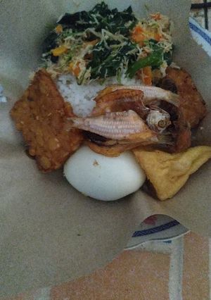 Foto resep Nasi gudangan bancaan