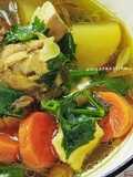 Sup Ayam Sayuran Kuah Kuning
