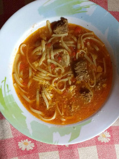 Una foto de Guiso de fideo espaguetis a mi manera