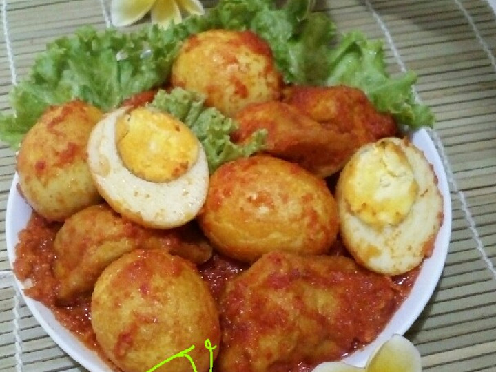 Cara Gampang Membuat Telur &amp;amp; Tahu Bumbu Bali, Enak Banget