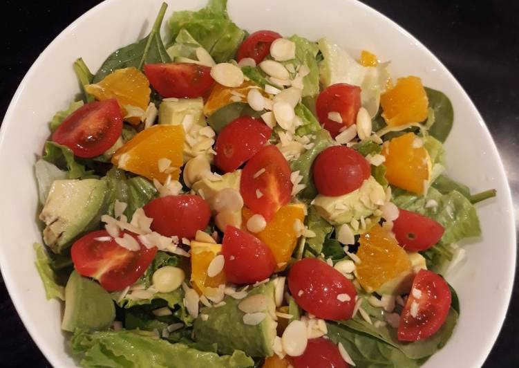 Recipe of Super Quick Homemade My kind of fresh nutty and fruity garden salad