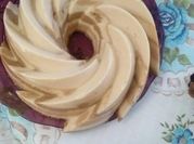 Una foto de gelatina de nutella