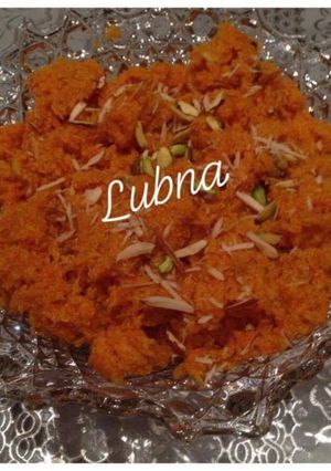 A picture of Gajar Ka Halwa (Carrots halwa / pudding):.