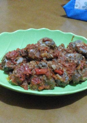 Foto resep Oseng mercon ati ampela