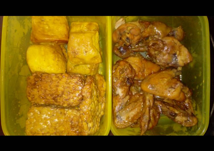 Bacem Ayam Tempe Tahu