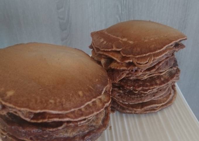 Recette Délicieuse Pancakes express au chocolat