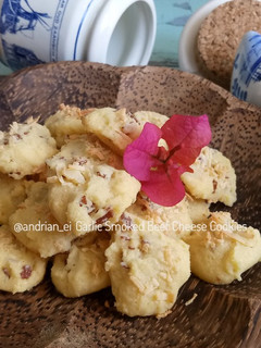 Foto resep Garlic Smoked Beef Cheese Cookies #day21