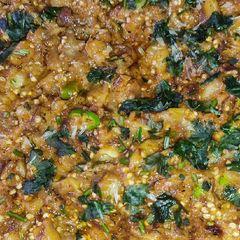 Baingan Ka Bharta (eggplant 🍆) A picture of Baingan Ka Bharta (eggplant 🍆).