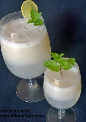 A picture of Litchi lemonade.
