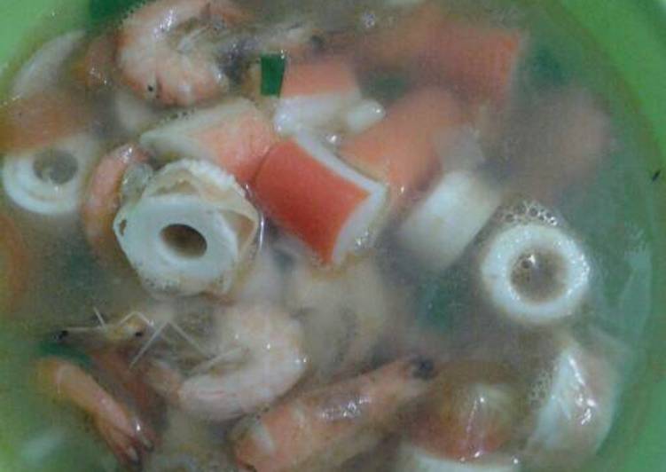 Resep Sup udang kilat Anti Gagal
