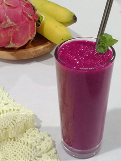 Foto resep Smoothies Buah Naga