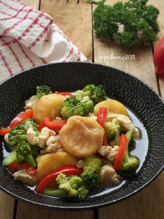 Foto resep Cah Brokoli Ayam