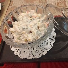 A picture of Russian salad.