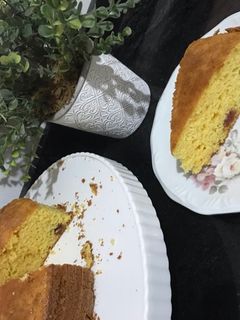 Foto de Bolo de Fubá com Goiabada