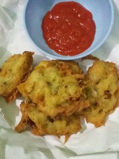 Foto resep Bakwan kentang bilis/ teri nasi
