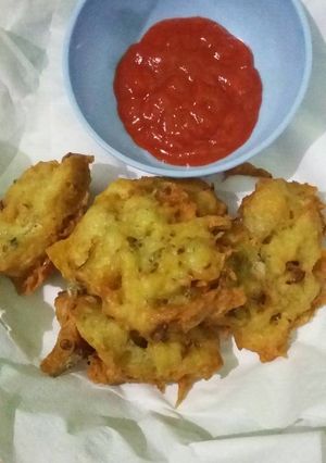 Foto resep Bakwan kentang bilis/ teri nasi