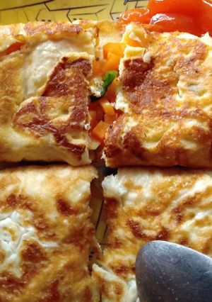 Foto resep Dadar telur isi wortel