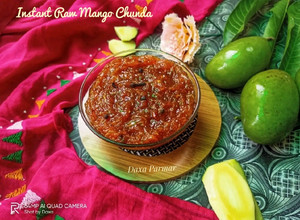 A picture of Instant Raw Mango Chunda (Gujarati Style).