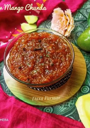 A picture of Instant Raw Mango Chunda (Gujarati Style).