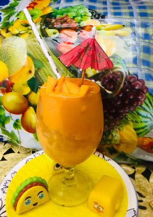 A picture of Mango tango drink 🥤.