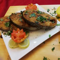 Masala fried fish A picture of Masala fried fish.