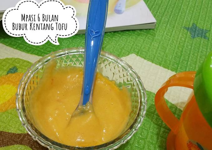 Resep Bubur Kentang Tofu (mpasi menu lengkap 6 bulan) Anti Gagal