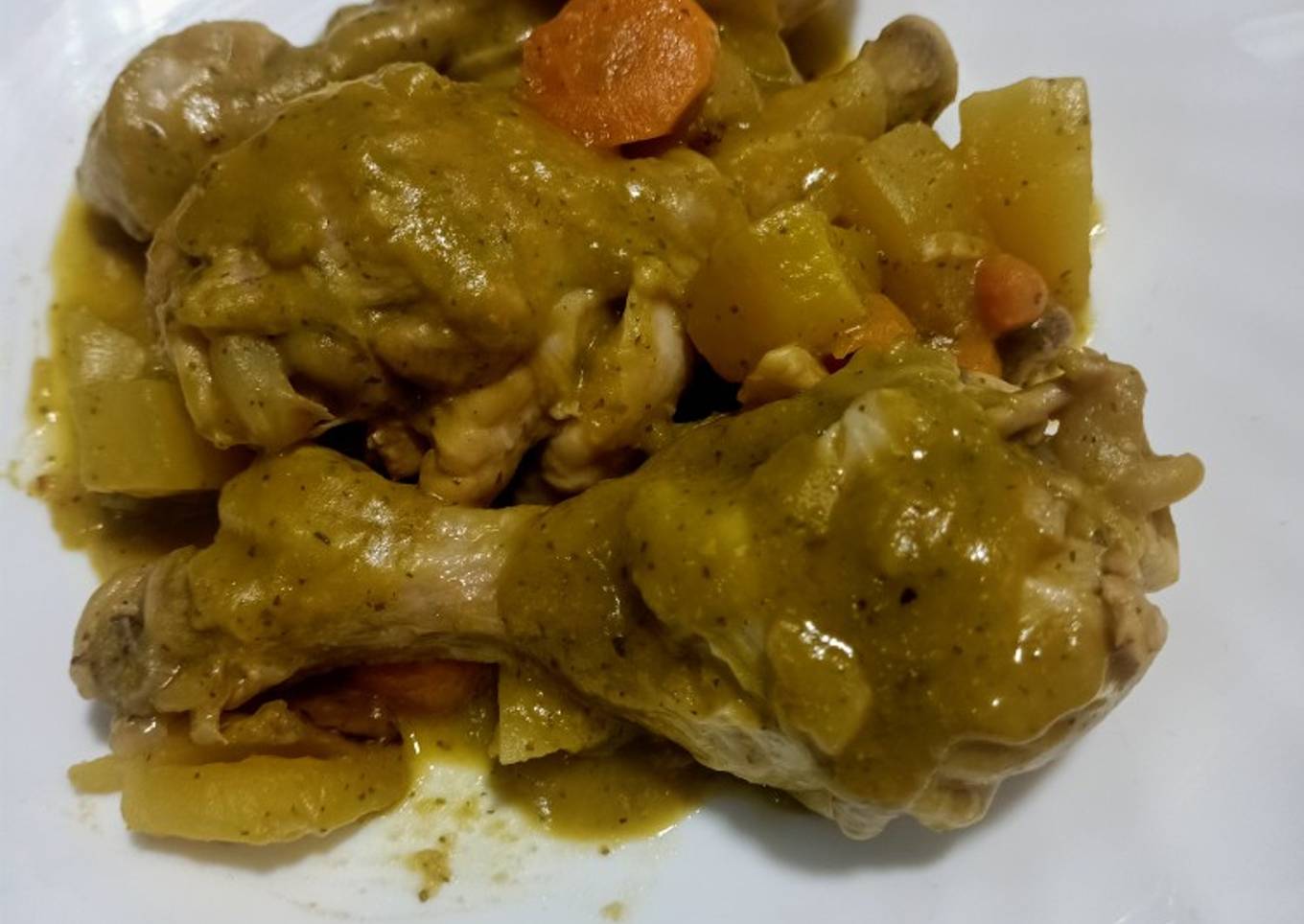 Jamoncitos en salsa verde
